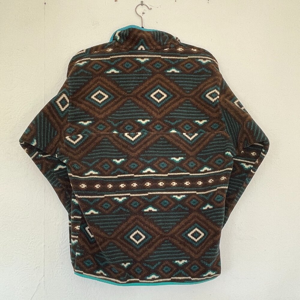 VTG Patagonia Synchilla Print Sweater Snap T - Picture 2 of 4
